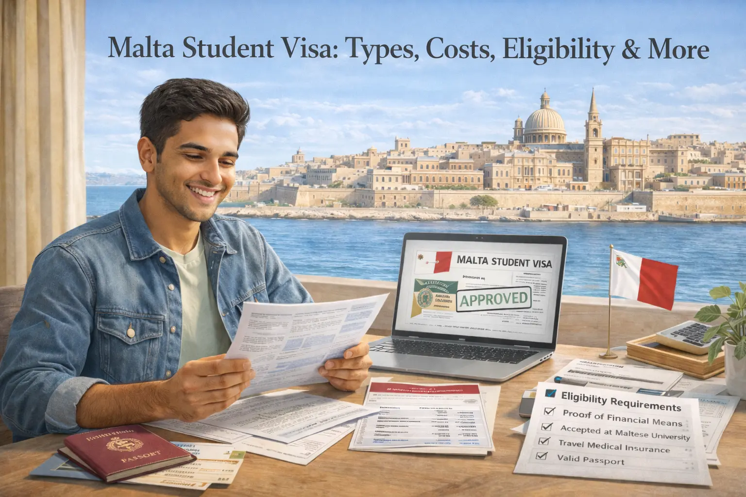 Malta Student Visa Guide | Types, Fees, Eligibility and Application Process