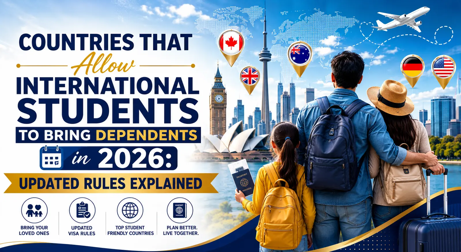 Countries That Allow International Students to Bring Dependents in 2026