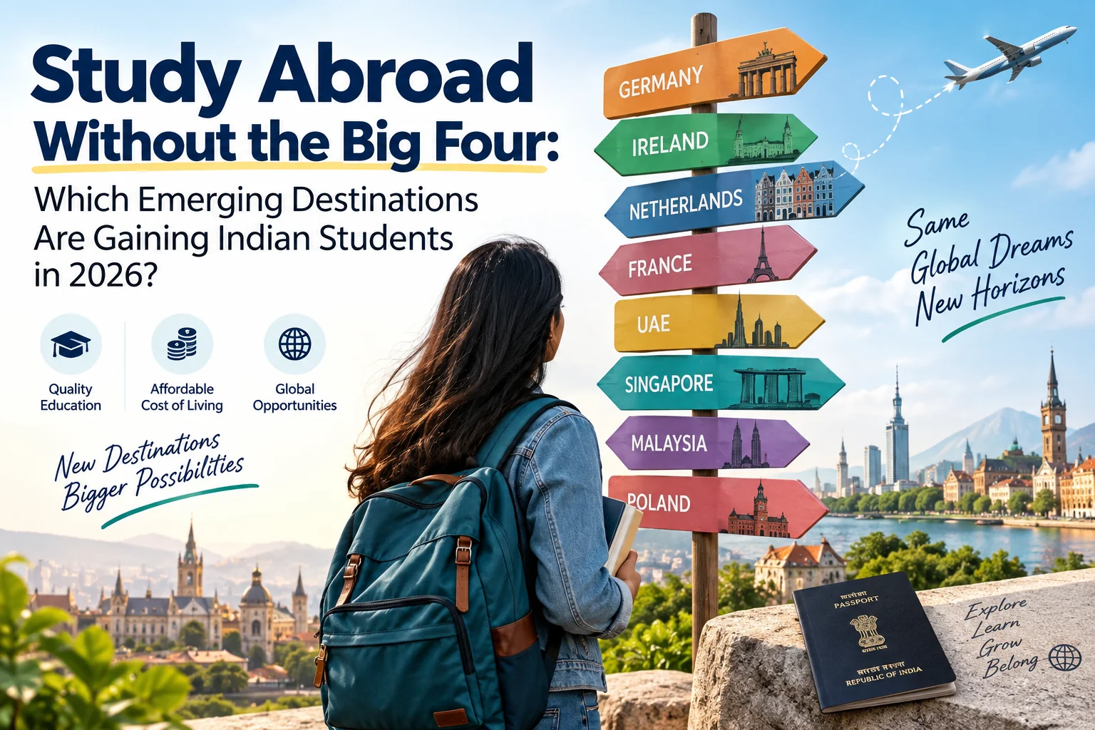 Study Abroad Without the Big Four: Which Emerging Destinations Are Gaining Indian Students in 2026?