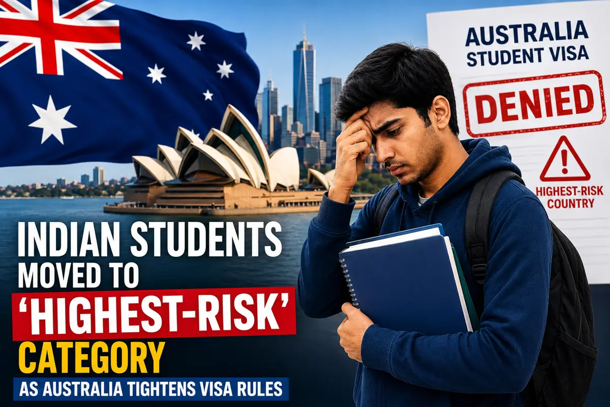 Indian Students Moved to ‘Highest-Risk’ Category as Australia Tightens Visa Rules