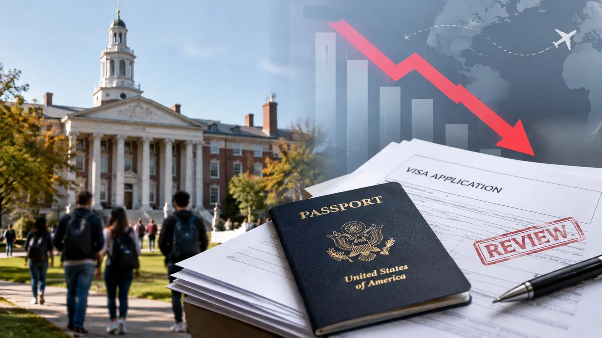 US Universities Report Decline in International Student Applications Amid Visa Uncertainty